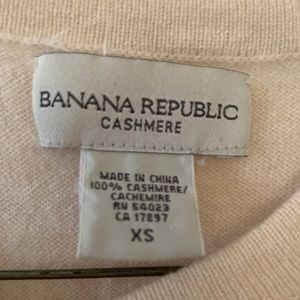 Banana Republic Beige Cashmere Tee
